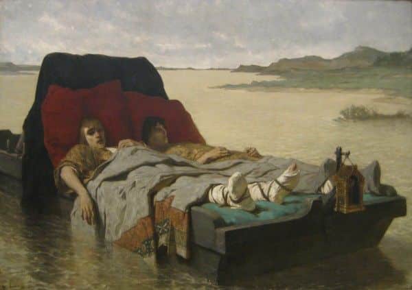 ‘The Sons of Clovis II’, oil on canvas, by EÌvarsity Vital Luminais, 1880, Art Gallery of New South Wales